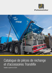 Catalogue de pièces de rechange et d’accessoires TransMix FR