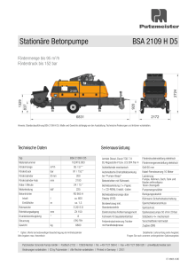 BSA 2109 H D5 Typenblatt DE