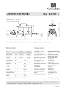 BSA 14000 HP D Typenblatt DE
