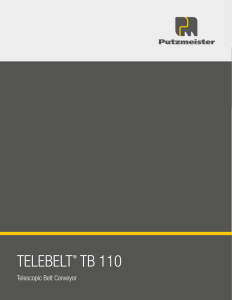 Telebelt TB110 Brochure US