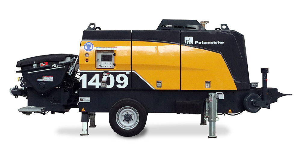 The new BSA 1409 D5 from Putzmeister