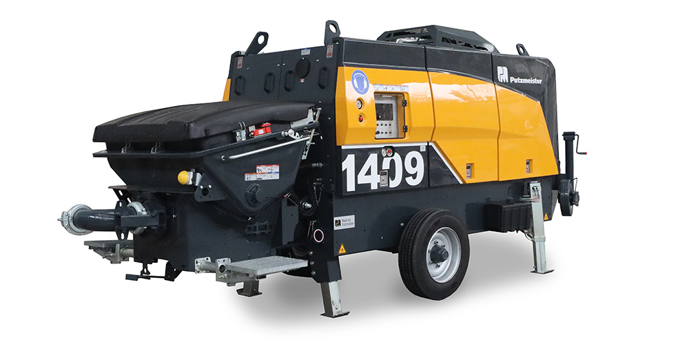 The new BSA 1409 D5 from Putzmeister