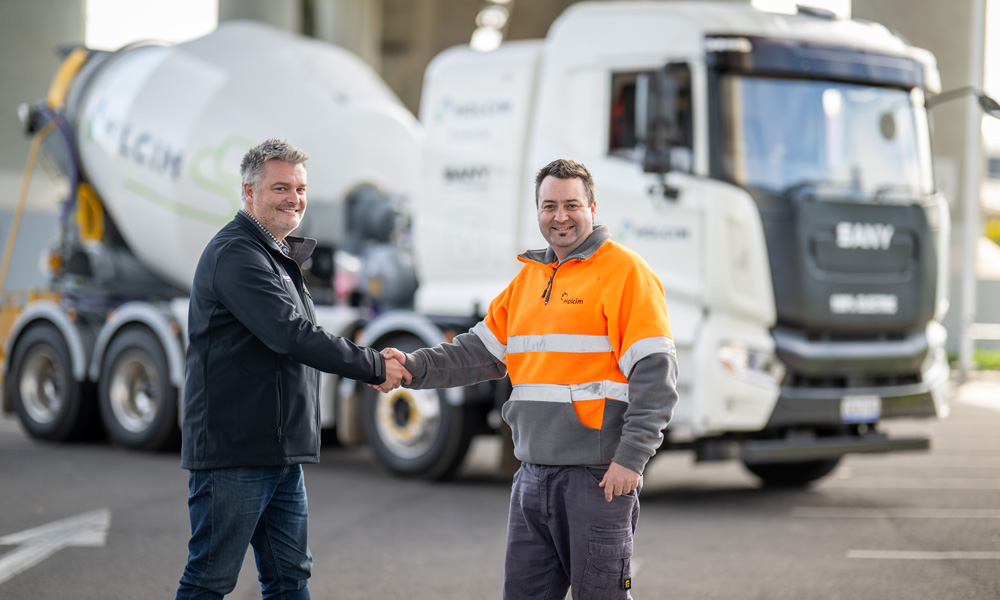 100% electric SANY eMixer agreement